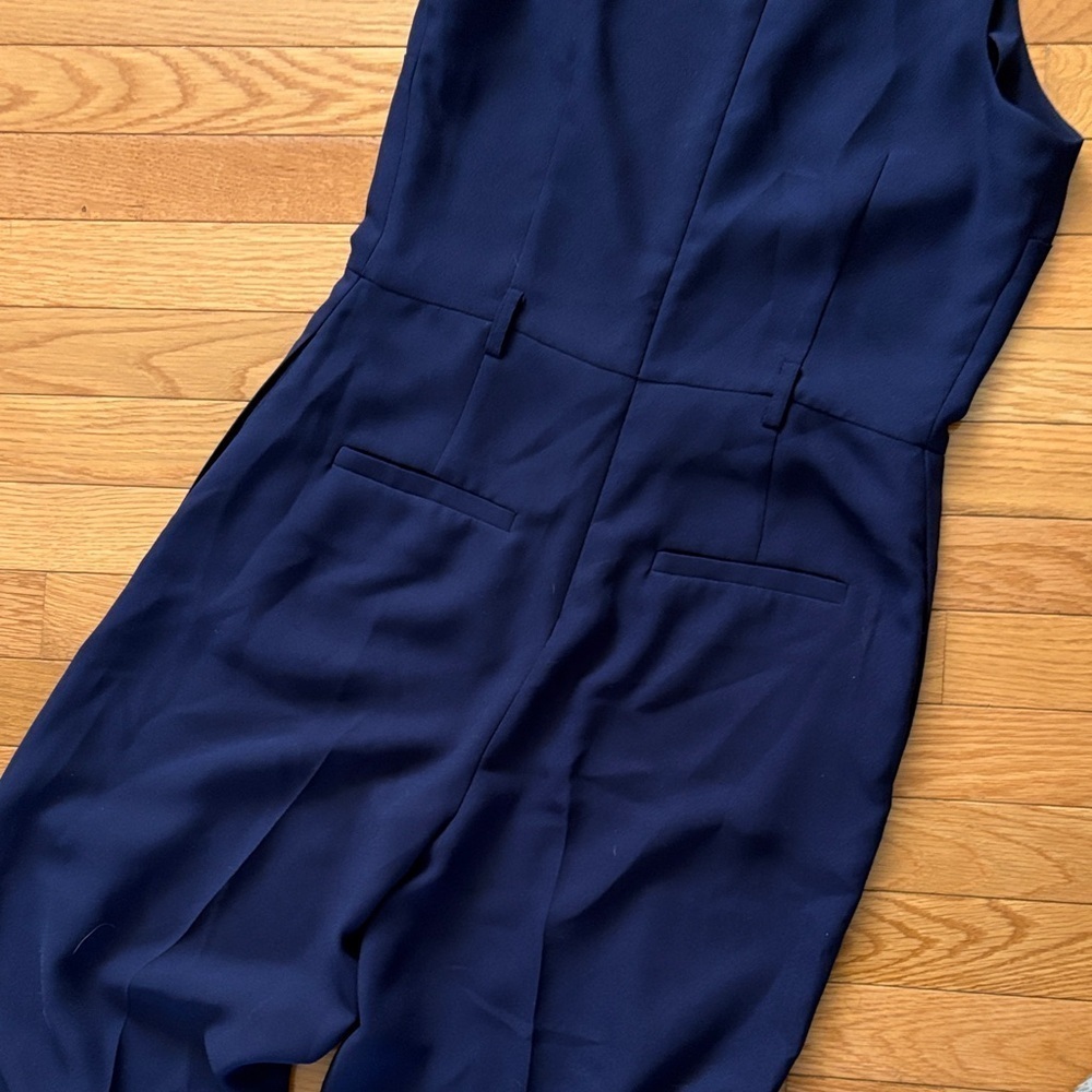 Banana Republic Navy Sleeveless Jumpsuit - Picture 5 of 9
